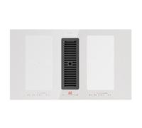 Klarstein Full House 88cm 4 Feux Plaque Induction avec Hotte Intégrée Blanc A