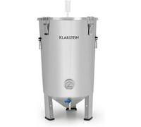 Klarstein Gärkeller Cuve de fermentation 30L pour brassage de bière + barboteur thermomètre - inox 304