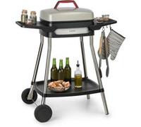 Klarstein Gatsby 2000W 42x37cm Barbecue Électrique Argent