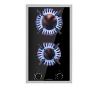 Klarstein Goldflame 30cm Plaque de cuisson à gaz 2 Feux Noir