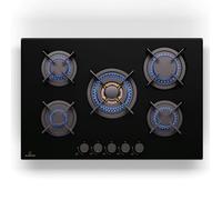Klarstein Goldflame 75cm Plaque de Cuisson à Gaz 5 Feux Noir