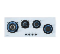 Klarstein Goldflame 90cm Plaque de cuisson à gaz 4 Feux Blanc
