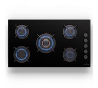 Klarstein Goldflame 90cm Plaque de cuisson à gaz 5 Feux Noir