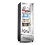 Klarstein GrandCooler 182cm 270L Frigo Vitrine Professionnel Argent B