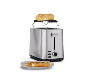 Klarstein Grille-pain VeroSteel 800W 2 tranches inox