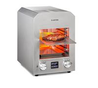 Klarstein Hannibal Grill haute température intérieur 2 200W 850°C inox argenté
