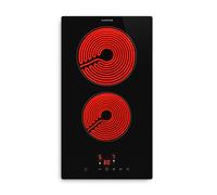 Klarstein Hito 30cm Plaque Vitrocéramique 2 Feux Noir