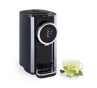 Klarstein Hot Spring Plus Distributeur d'eau chaude, Réservoir : 5 litres, Grand écran LCD, 45-95 °C, Cuve en acier inoxydable, Protection anti-marche à sec et surchauffe, Sécurité enfant, noir