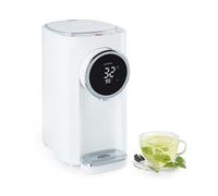 Klarstein Hot Spring Plus Distributeur d'eau chaude, Réservoir : 5 litres, Grand écran LCD, 45-95 °C, Cuve en acier inoxydable, Protection anti-marche à sec et surchauffe, Sécurité enfant, blanc