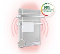 Klarstein Hotrod 1000W 80x60cm Panneau Rayonnant Infrarouge Argent