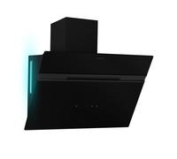 Klarstein Hotte aspirante Alina 60 cm 615 m³/h CEE A tactile LED évacuation/recyclage Noire