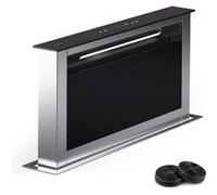 Klarstein Hotte Aspirante Royal Flush Eco 60 cm Hotte de Cuisine 576 m³/h Eclairage LED G