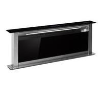 Klarstein Royal Flush 90cm 604,1m³/h Hotte Plan de Travail Noir/Argent APP