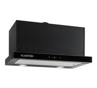 Klarstein Hotte murale escamotable Vinea 60 cm 610 m³/h 2 filtres à graisse alu inclus Classe A noir