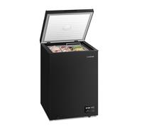 Klarstein Iceblokk 84cm 142L Congélateur Coffre Noir D