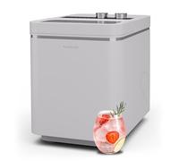 Klarstein IceCraft Machine à glaçons - 12 kg/24 h, glaçons en 6 min, 2 tailles, machine à maison, petite à design moderne, nettoyage auto, 150 W, blanc
