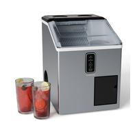 Klarstein IceFestival 15kg/24h 1,8L Machine à Glaçons Argent