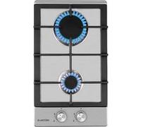 Klarstein Ignito - Table de cuisson au gaz - 2 plaques de cuisson - Niche - largeur : 26.2 cm - profondeur : 49.2 cm - argent Argent G