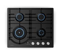 Ignito gaz cuisinière 8 kW, supports en fonte, minuterie, réglage de la température