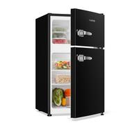Klarstein Irene 85cm 86L Frigo Congélateur Rétro Noir E
