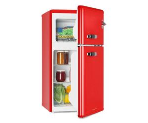 Klarstein Irene Combiné Réfrigérateur-congélateur 85 litres design rétro