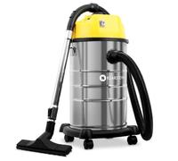 Klarstein IVC-30 aspirateur industriel (30 l, 1800 W, aspiration Sèche et Humide sans sac, double moteur) - Jaune Metal