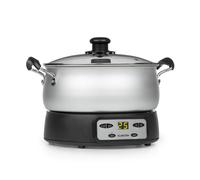 Klarstein Jam Session Acier Inoxydable Brossé 3L Stérilisateur Electrique Argent