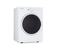 Klarstein Jet Set Séche linge : séchage à évacuation, 1020W, CEE C, 3 kg, sélection de la chaleur, minuterie, compact : 49 x 69 x 47,5 cm (LxHxP), tambour inox, blanc