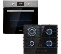 Kalahari Ignito Four encastrable Electrique / Gaz 68 L noir inox A