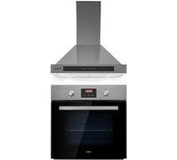 Kalahari Zelda ensemble four encastrable + hotte aspirante 68 l inox