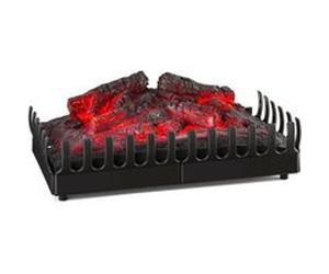 Klarstein Kamini FX Insert de cheminée électrique décorative - éclairage d´ambiance 40W - noir Noir G