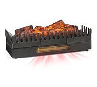 Cheminée électrique effet flamme - Klarstein - 2000/1000 W - cheminée électrique a poser - cheminee decorative - 65 cm - noir
