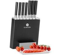 Klarstein Kitano Set 8 pièces couteaux & bloc lames de précision Design japonais