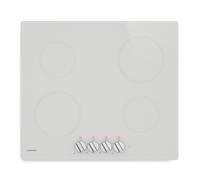 Klarstein Kochheld 60cm Plaque à Induction 4 Feux Blanc