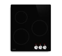 Klarstein Kochheld Plaque à Induction 3 Feux 5700W Sécurité Surchauffe Indicateur Chaleur Résiduelle 45cm Plaque Induction Noir