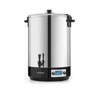 Klarstein KonfiStar 40 Distributeur de boissons chaudes numérique 40 l, 2500 W, 30-100 °C, minuteur, fonction maintien au chaud, couvercle avec fermeture, acier inoxydable poli