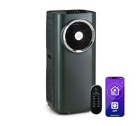 Klarstein Kraftwerk Eco Smart 11 Climatiseur Mobile - 11,500 BTU, 35-59 m², WiFi & App Control, 3-en-1 Refroidissement, Ventilateur & Déshumidificateur, Silencieux 50 dB Anthracite