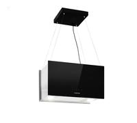 Klarstein - Hotte îlot Kronleuchter 60 cm - 590 m³/h - 3 vitesses - Évacuation extérieure - Noir