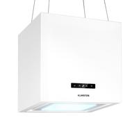 Klarstein Kronleuchter Smart 40cm 596m³/h Hotte d'Îlot Blanc A