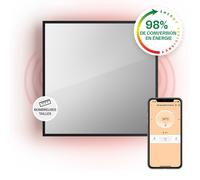Klarstein La Palma Smart 500W 60x60cm Miroir Chauffant Infrarouge