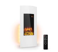 Klarstein Lamington 2000W 40cm Cheminée électrique murale Blanc