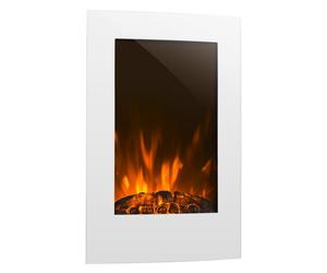 Klarstein Lausanne 2000W 58cm Cheminée Électrique Murale Blanc