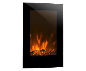 Klarstein Lausanne 2000W 58cm Cheminée Électrique Murale Noir