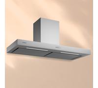 Klarstein Limelight 120cm 546m³/h Hotte Murale Argent B