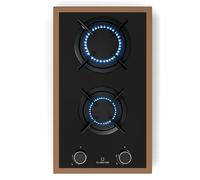 Klarstein Lumiflame 30cm Plaque de cuisson à gaz 2 Feux Noir