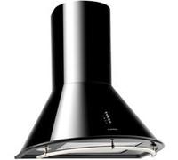 Klarstein Lumio Neo Retro - Hotte - hotte décorative - largeur : 60 cm - profondeur : 50 cm - extraction et recirculation (avec kit de recirculation supplémentaire) - noir Noir G