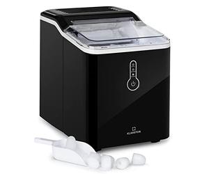 Klarstein Machine a Glacons pour la Maison, Capacité de 1.5L, Fabrique Rapidement Jusqu'à 12kg de Glacons, Machine a Glaces Petits et Grands Glaçons en Forme de Balles, Autonettoyante, Ice Maker