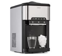 KLARSTEIN Machine a Glacons pour la Maison, Capacité de 3L, Fabrique Rapidement Jusqu'à 20kg Glacons, Glaces Petits et Grands Glaçons en Forme Balles, Autonettoyante, Ice Maker Cuisine