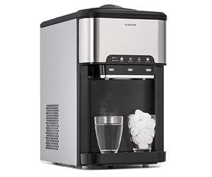 KLARSTEIN Machine a Glacons pour la Maison, Capacité de 3L, Fabrique Rapidement Jusqu'à 20kg Glacons, Glaces Petits et Grands Glaçons en Forme Balles, Autonettoyante, Ice Maker Cuisine