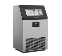 Klarstein Machine à glaçons professionnelle jusqu’à 45 kg/24 heures de glace écran LED Auto nettoyante Minuterie Gris